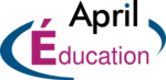 logo du groupe de travail April éducation, avec deux woush autour des deux mots précédentswoush april 