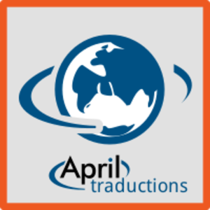logo du groupe traduction avec une mappemonde bleue